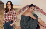 Chẳng còn lo phá vỡ quy tắc Hoàng gia, Meghan Markle mặc đầm táo bạo lên tạp chí