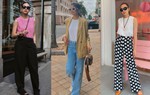 Muốn mặc quần ống rộng thật trẻ trung, hãy tham khảo các mỹ nhân Việt