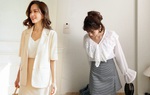 Nàng ngoài 30 diện chân váy ngắn trông trẻ trung mà không hề bị lố