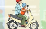 Bé gái 4 tuổi nguy kịch vì nghịch tay ga xe máy