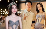 Hoa hậu Thùy Tiên diện đầm gợi cảm đi họp fan trước khi kết thúc nhiệm kỳ rực rỡ