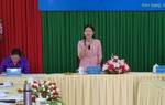 Đoàn công tác TƯ Hội LHPNVN kiểm tra giám sát hoạt động Hội tại Kiên Giang