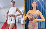 Dàn mỹ nhân Việt đồng loạt bắt chước Lotus Walk của Ngọc Châu ở "Miss Universe 2022"!