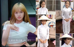 Thành viên nhóm “em gái BLACKPINK" gây sốt với hình ảnh mặc áo dài, đội nón lá Việt Nam