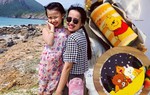 Mẹ làm cho con gái những chiếc bánh rực rỡ sắc màu đẹp chẳng nỡ ăn
