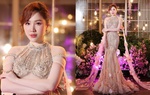 Bảo Thy hóa công chúa lộng lẫy trong dạ tiệc của vợ diễn viên Chi Bảo 
