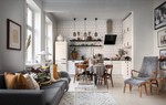 Căn hộ 57m2 gây ấn tượng với cách sắp xếp không gian tận dụng ánh sáng