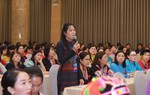 Chủ tịch Hội Phụ nữ cơ sở giỏi chia sẻ kinh nghiệm, bày tỏ nguyện vọng