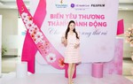 Cùng diễn viên Hồng Diễm hưởng ứng chiến dịch tầm soát ung thư vú