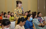 Chủ tịch UBND tỉnh Bình Dương đối thoại với cán bộ, hội viên, phụ nữ