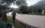 Vụ tai nạn giữa ô tô tải và xe máy ở Lạng Sơn, camera an ninh hé lộ nguyên nhân