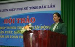 Tuyên truyền, vận động phụ nữ sản xuất, kinh doanh nông sản, thực phẩm an toàn thực hiện “3 sạch”