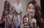 Lưu Hương Giang cháy hết mình trên sân khấu “Chị đẹp” nhưng dòng chữ in trên áo mới gây chú ý