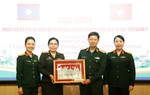 Đoàn phụ nữ quân đội Lào giao lưu, trao đổi kinh nghiệm công tác phụ nữ với Học viện Quân y 