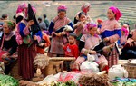 Mô hình chợ đảm bảo an toàn thực phẩm góp phần tiêu thụ hàng hoá ở vùng đặc biệt khó khăn