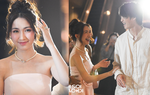 Hòa Minzy đến muộn về sớm ở đám cưới Đoàn Văn Hậu, trò chuyện thân thiết cùng Tuấn Anh, Minh Vương