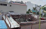 Thái Bình: 8 người thương vong trong vụ sập mái nhà đang thi công