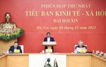 Thủ tướng Phạm Minh Chính chủ trì họp Tiểu ban Kinh tế-Xã hội Đại hội XIV