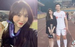 Nhan sắc bạn gái Hoàng Đức qua camera thường 