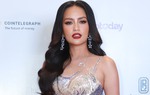 Ngọc Châu, Lan Khuê khoe sắc trên thảm đỏ Chung kết Miss Charm 2023