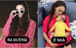 Vợ Bùi Tiến Dũng ra ngoài sang chảnh, ở nhà chuẩn “mẹ bỉm” 