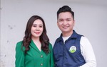 Hoa hậu Phan Kim Oanh giản dị khi tham gia hoạt động từ thiện 