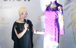 Nhà thiết kế Nhật Bản kể câu chuyện thời đại qua sự kết hợp của kimono và áo dài