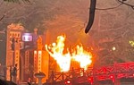 Hà Nội: Cháy lớn tại bốt bán vé vào đền Ngọc Sơn
