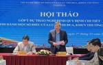 2 phương án về thời gian giữ chức vụ để xét khen thưởng quá trình cống hiến với nữ cán bộ lãnh đạo, quản lý