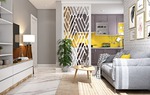 Cải tạo căn hộ 50m2 từ 1 thành 2 phòng ngủ cho gia đình 3 người