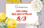 Báo PNVN chúc mừng Ngày Quốc tế Phụ nữ 8/3