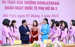 Giải thưởng Kovalevskaia năm 2022 vinh danh tập thể, cá nhân nữ trong nghiên cứu, ứng dụng bào chế dược liệu, vật liệu mới