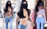 Học trò Lisa lên top tìm kiếm vì diện đồ bó sát đến phim trường