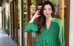 Hoa hậu Đỗ Mỹ Linh khen chồng đã "tốt nghiệp khóa chụp hình cho vợ"