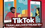 Phản cảm livestream nội dung 18+ rồi gắn link bán hàng trên TikTok