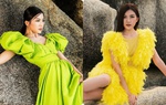 Lương Thanh khoe sắc rạng rỡ với đầm dạ hội