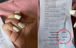 Làm bộ nail sơn trơn, cô nàng ''đơ cả người'' khi cầm bill thanh toán 