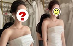 Nữ diễn viên Vbiz bất ngờ mặc váy cưới sau khi chia tay mối tình 5 năm