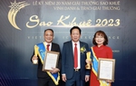 Agribank giành “cú đúp” tại giải thưởng Sao Khuê 2023