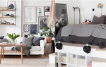 Căn hộ studio tuy nhỏ nhưng có thiết kế gác lửng tiện lợi, đẹp mắt