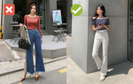 4 kiểu quần jeans chống chỉ định cho nàng thấp bé