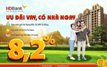 Nắm cơ hội mua nhà với gói vay lãi suất chỉ từ 8,2%/năm tại HDBank
