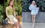 Phong cách diện chân váy ngắn trẻ trung của Thiều Bảo Trâm
