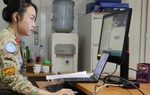 Trải lòng của nữ sĩ quan "mũ nồi xanh" làm truyền thông khi đi gìn giữ hòa bình