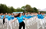 Mang vẻ đẹp và sức mạnh của phụ nữ Thủ đô đến Hội thi dân vũ toàn quốc