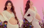 Bà bầu Minh Hằng rạng rỡ trong ngày sinh nhật