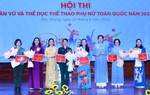 Hội thi Dân vũ và Thể dục thể thao phụ nữ toàn quốc 2023: Những hình ảnh ấn tượng