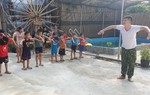 “Tiết học biên cương” ở Na Mèo (Thanh Hóa) giúp trẻ em vùng cao phòng chống đuối nước 
