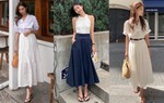 10 set chân váy theo phong cách tối giản