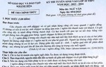Bài trên báo Phụ nữ Việt Nam vào đề thi tuyển sinh lớp 10